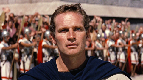 Шарлтон Гестон у «Бен-Гурі» (1959). Кадр із трейлера MGM / Wikimedia Commons.