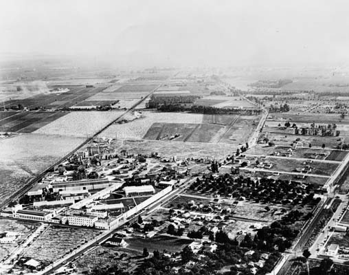 Студія Goldwyn у Калвер-Сіті, 1922 рік — ще до появи MGM. Колекція Los Angeles Public Library / Wikimedia Commons.